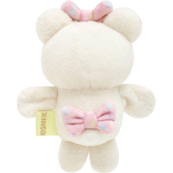 S7 【台灣現貨】拉拉熊 懶懶熊 rilakkuma 20周年迷你磁鐵絨毛娃娃 手磁鐵 (只有懶妹！)-細節圖2