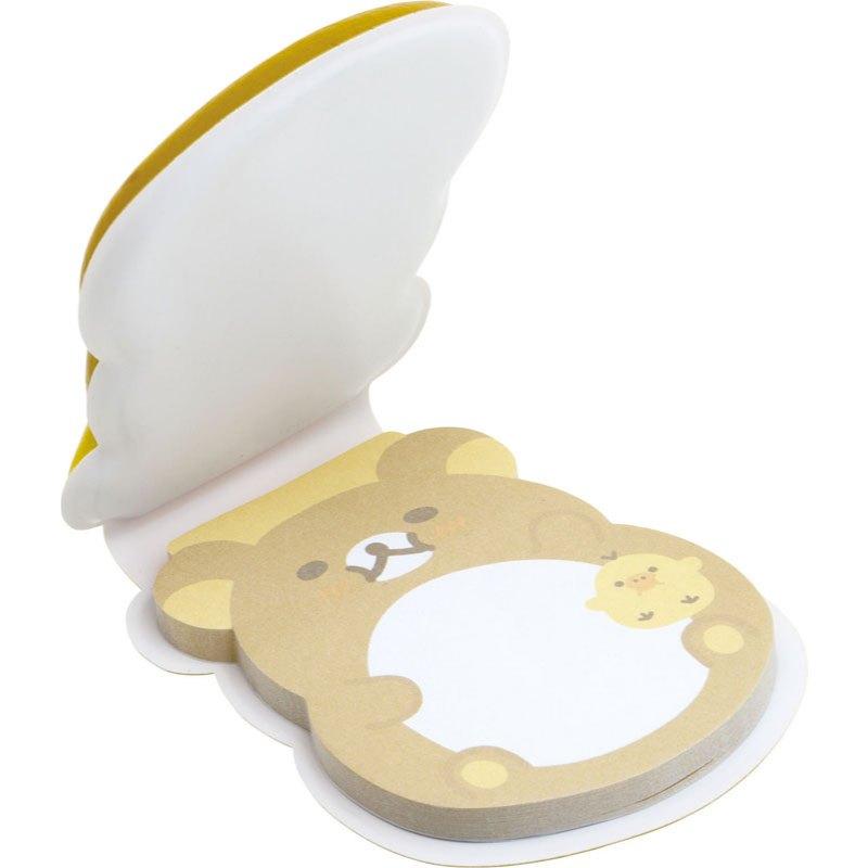 F1【台灣現貨】日本代購 正品Rilakkuma 拉拉熊懶懶熊 膨膨造型便利貼-細節圖2