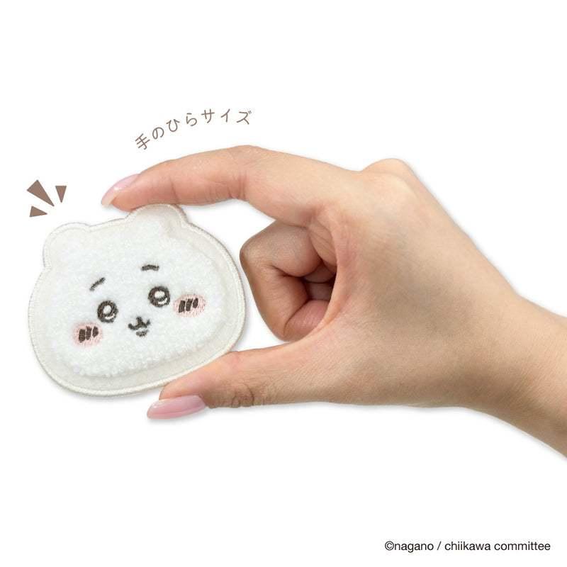 【台灣現貨】日本代購 吉伊卡哇 ちいかわ chiikawa 絨毛別針 刺繡 兔兔 吉伊 獅薩 小八-細節圖3