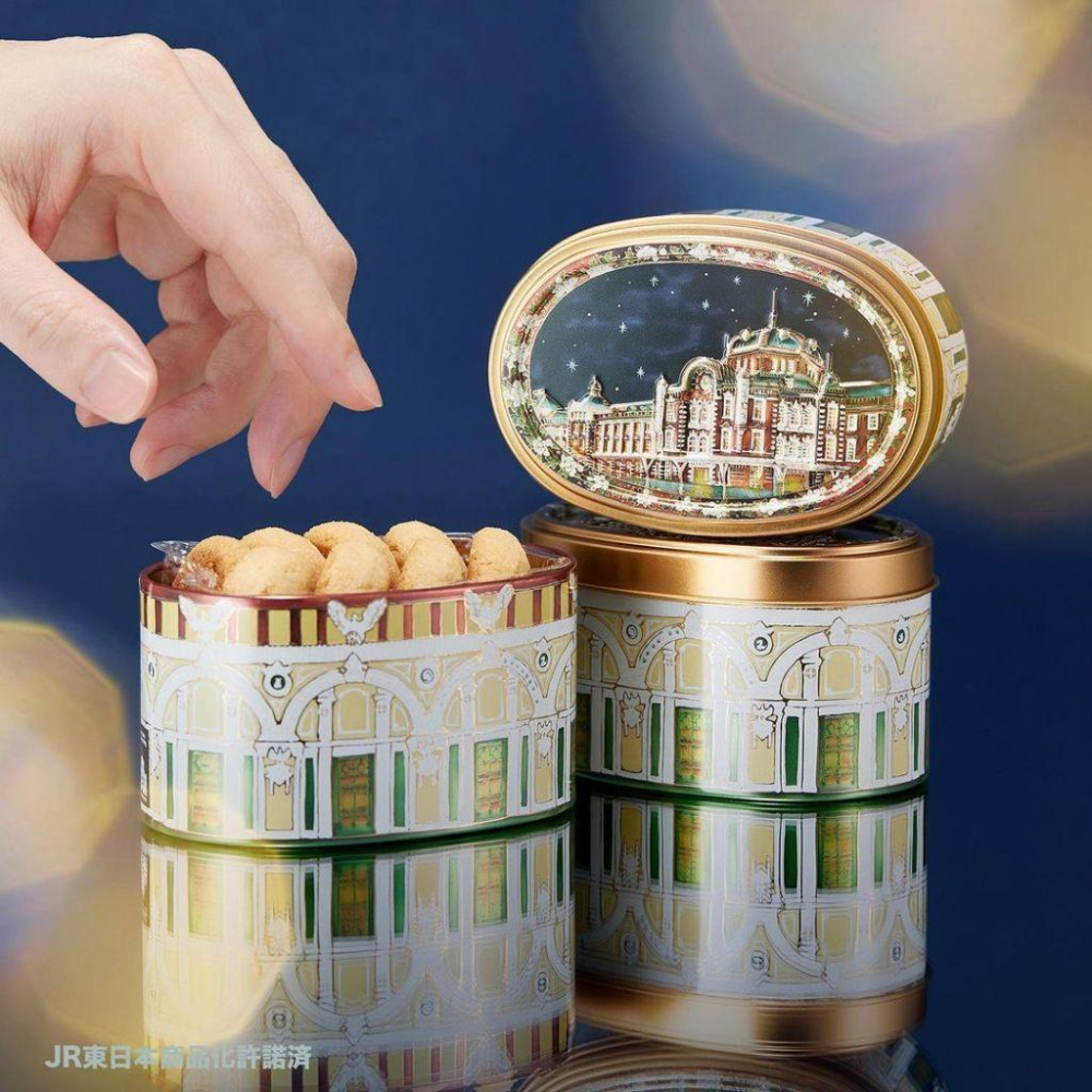 【台灣現貨】日本代購 東京車站 鐵盒伴手禮 立體浮雕鐵盒罐-細節圖3