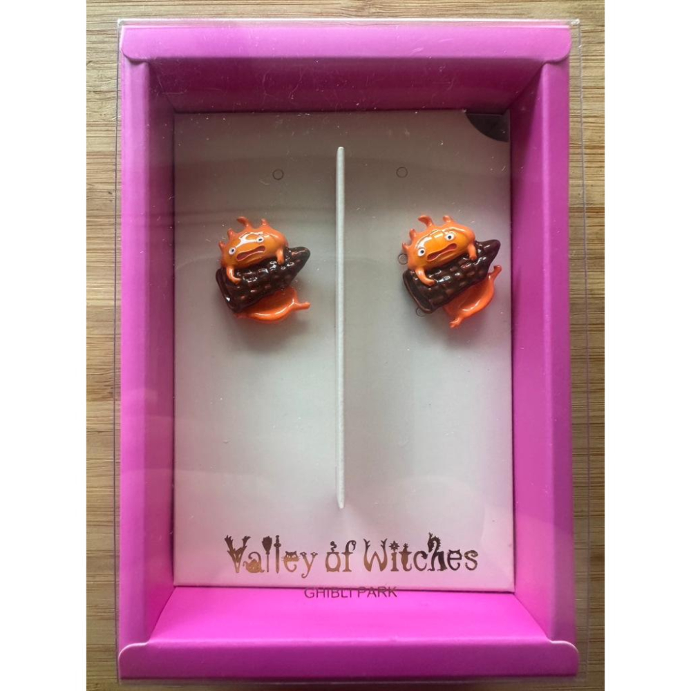 【台灣現貨】日本代購 吉卜力美術館 吉卜力公園 大倉庫 宮崎駿 卡西法耳環/魔女宅急便/霍爾移動城堡-細節圖2