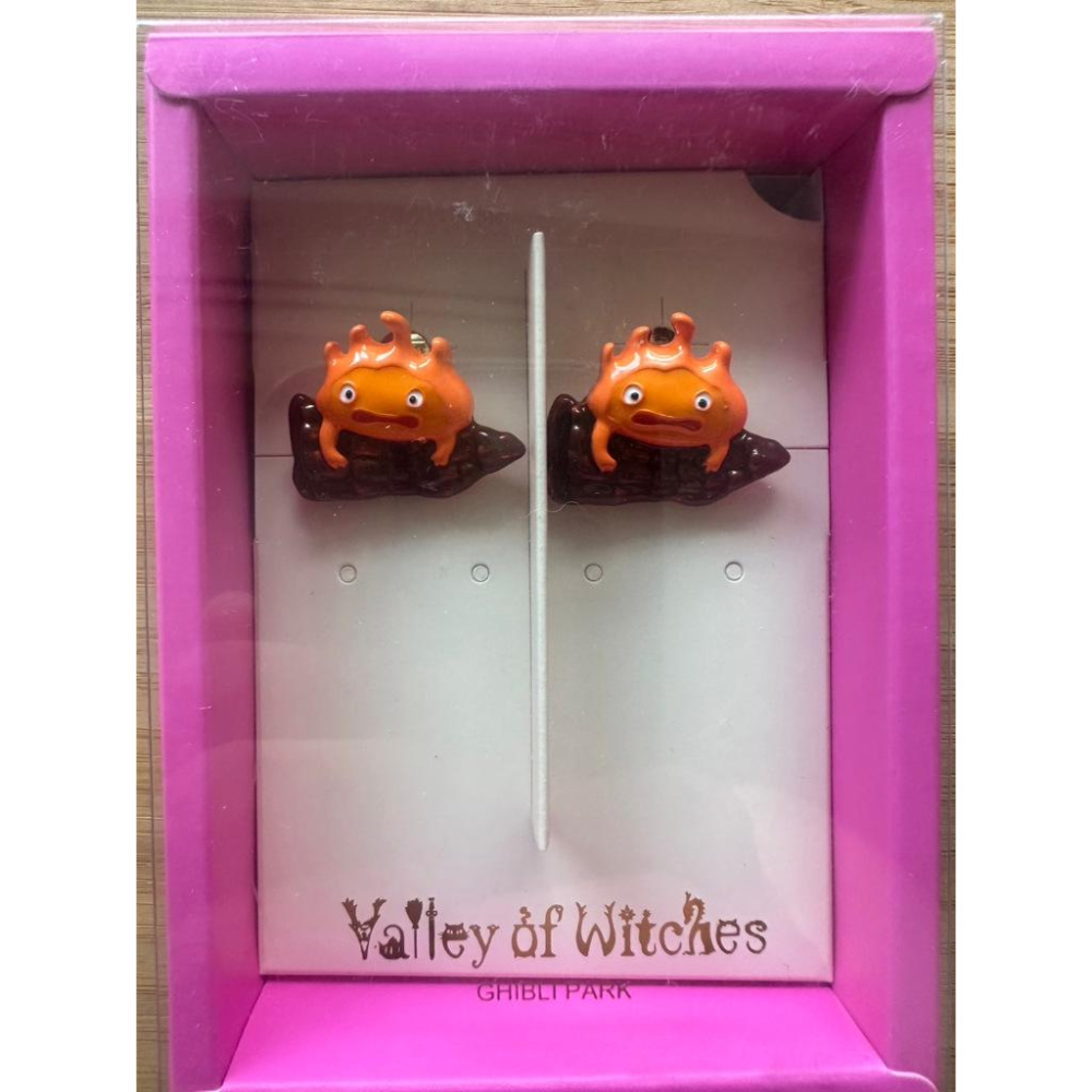 【台灣現貨】日本代購 吉卜力美術館 吉卜力公園 大倉庫 宮崎駿 卡西法耳環/魔女宅急便/霍爾移動城堡-細節圖3