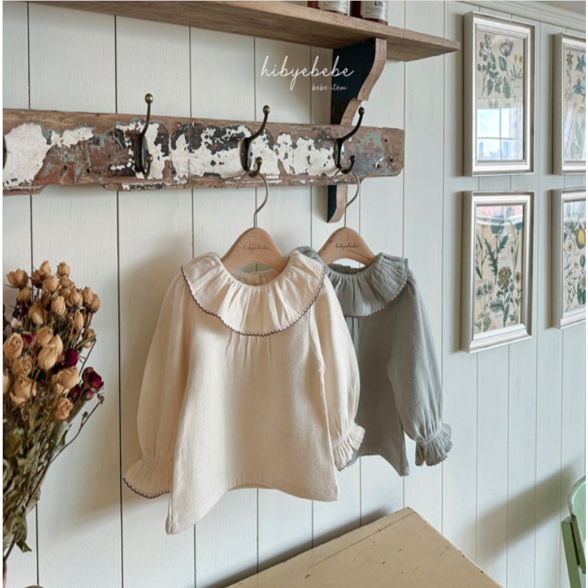 Hi bye氣質滾邊上衣-細節圖2