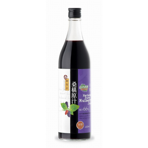 【陳稼莊】桑椹原汁-無糖(600ml/瓶)(桑椹汁)