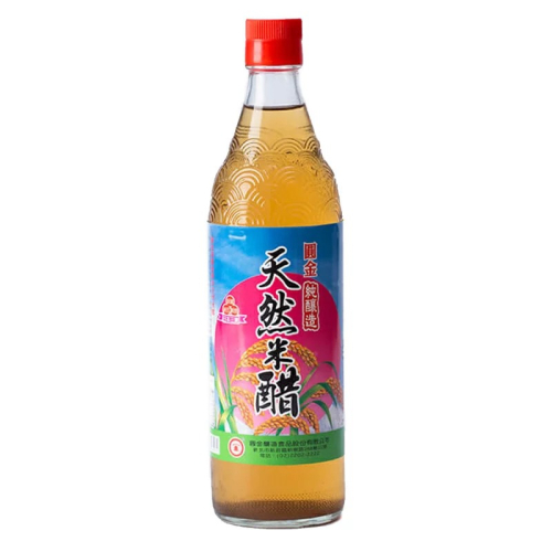【圓金】天然米醋(600ml/瓶)