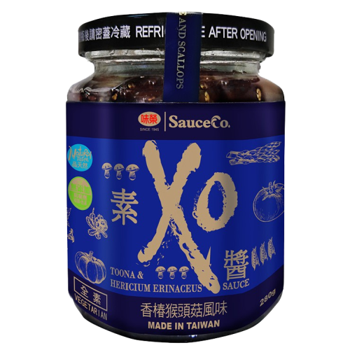 【味榮】素XO醬 香椿猴頭菇風味 (280g/罐)