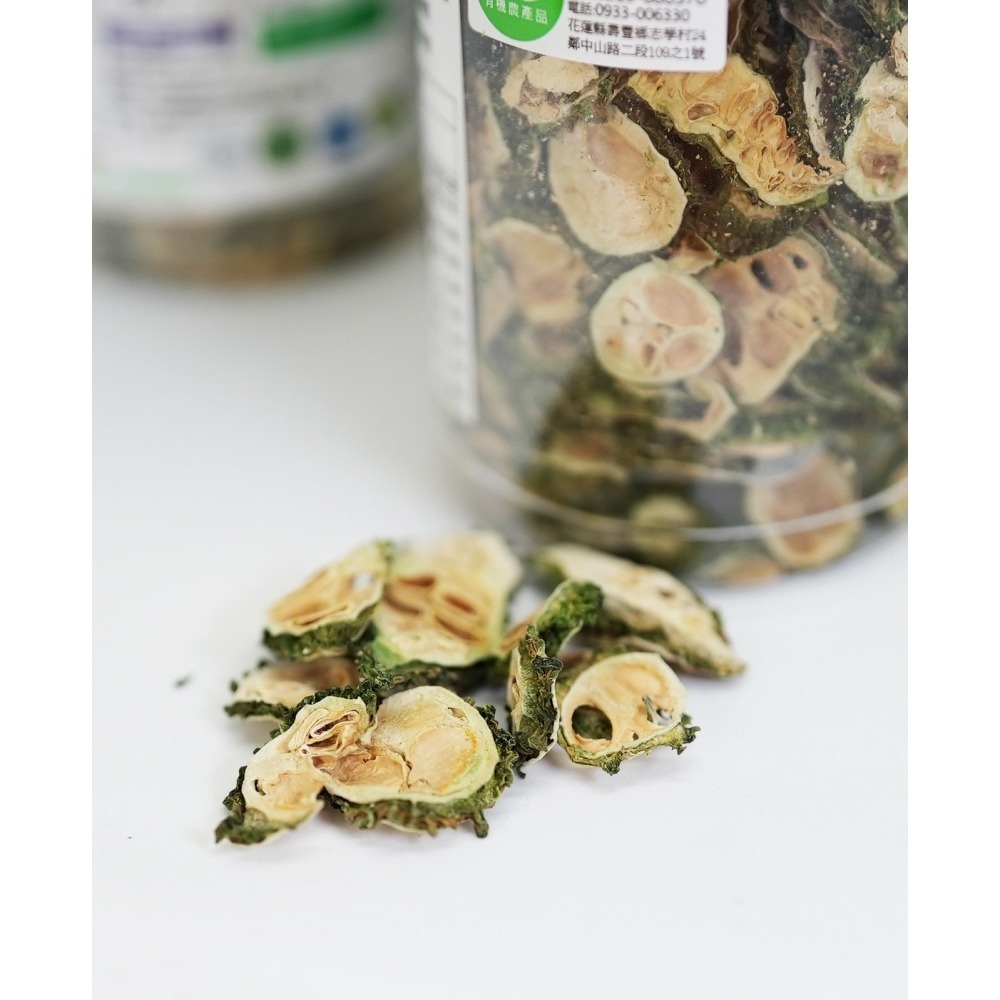【淺草堂】有機山苦瓜片(100g/罐)-細節圖3