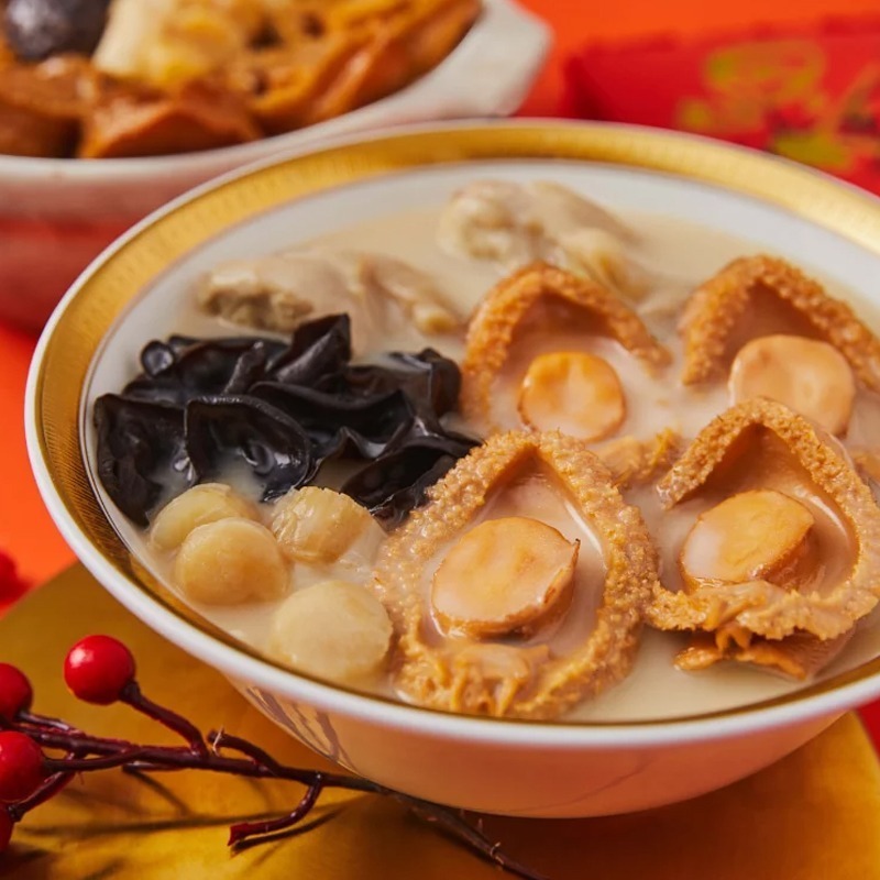 【一吉膳】鮑魚干貝燉雞(500g/盒)-細節圖2