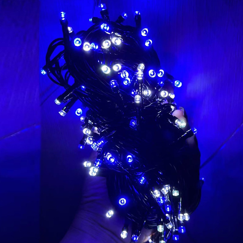 20米黑膠帶泡閃防水燈串 (可串聯)  聖誕燈/春節燈/佈置燈-規格圖6