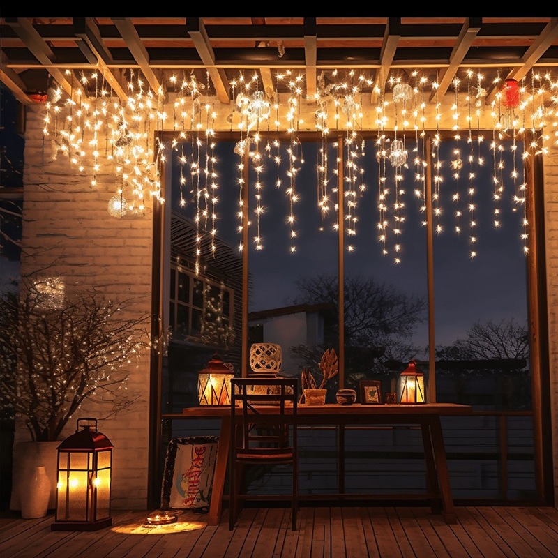 4m96冰條燈 防水燈串 (可串聯)  聖誕燈/春節燈/佈置燈-細節圖6