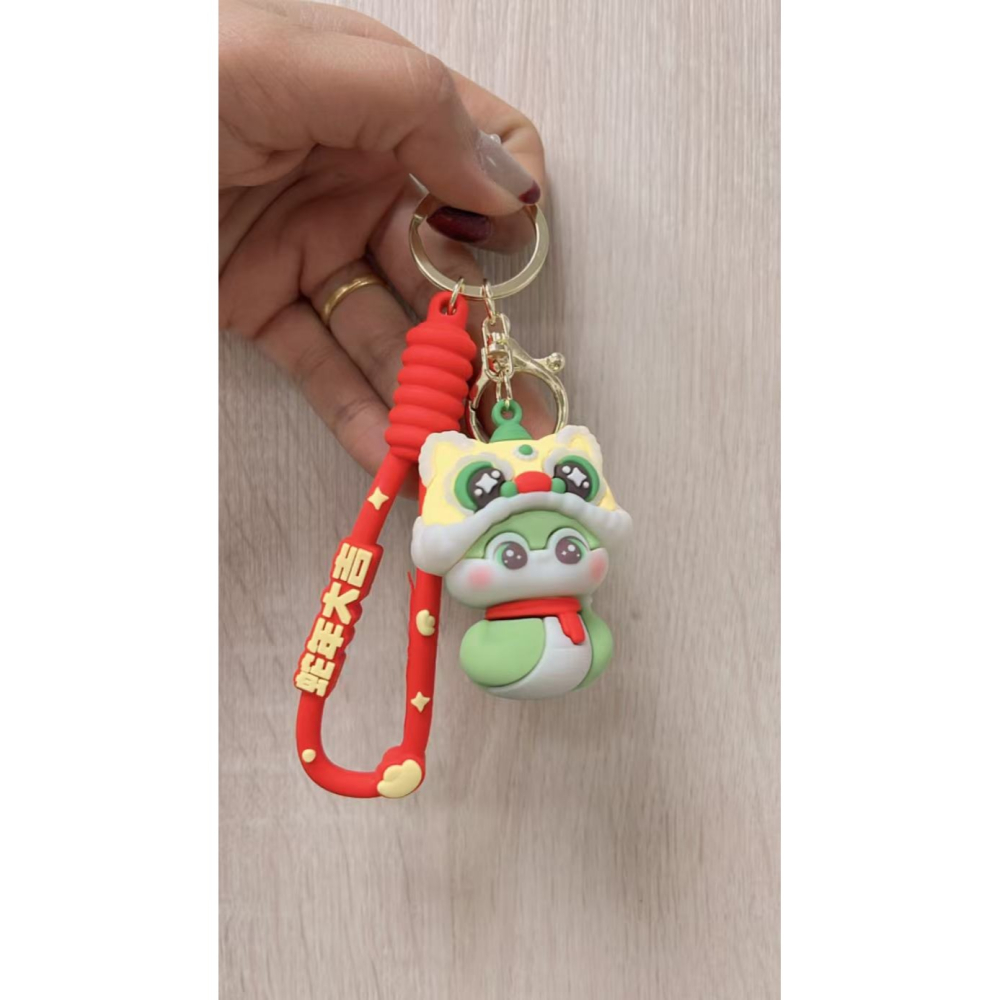 ［蛇年好運小物］2025蛇年好運掛飾 包包掛件 新年禮物 掛飾 蛇年 卡通禮物 鑰匙扣-細節圖7