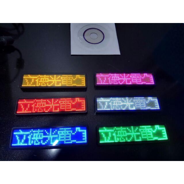 【立德光電】全新 現貨 5字電腦版 LED胸牌 LED名片 LED電子名牌  字幕機 led跑馬燈 演唱會 派對-細節圖5