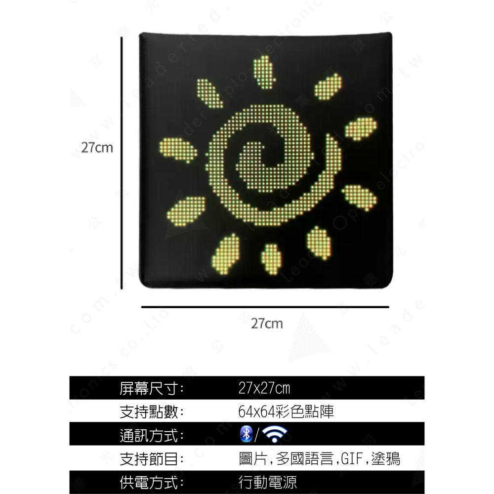 【立德光電】現貨 全彩 LED 萬用屏 廣告馬甲 背心 行走廣告 字幕機 行走宣傳  移動廣告 手機改字 廣告屏-細節圖2