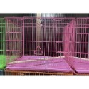 [沐沐屋]一尺半烤漆鳥籠 摺疊鳥籠 烤漆材質 組裝容易 美觀耐用 鸚鵡鳥籠 蜜袋鼯籠 松鼠籠 觀賞鳥用 中小型鸚鵡籠-規格圖1
