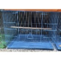 [沐沐屋]一尺半烤漆鳥籠 摺疊鳥籠 烤漆材質 組裝容易 美觀耐用 鸚鵡鳥籠 蜜袋鼯籠 松鼠籠 觀賞鳥用 中小型鸚鵡籠-規格圖3