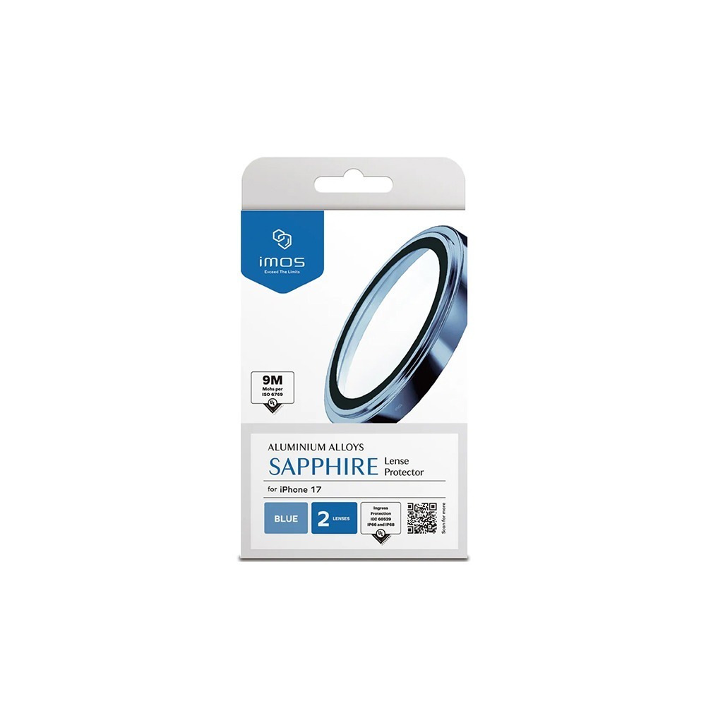 imos iPhone17 藍寶石 鏡頭保護貼 (兩顆)【葳豐數位商城】-細節圖3