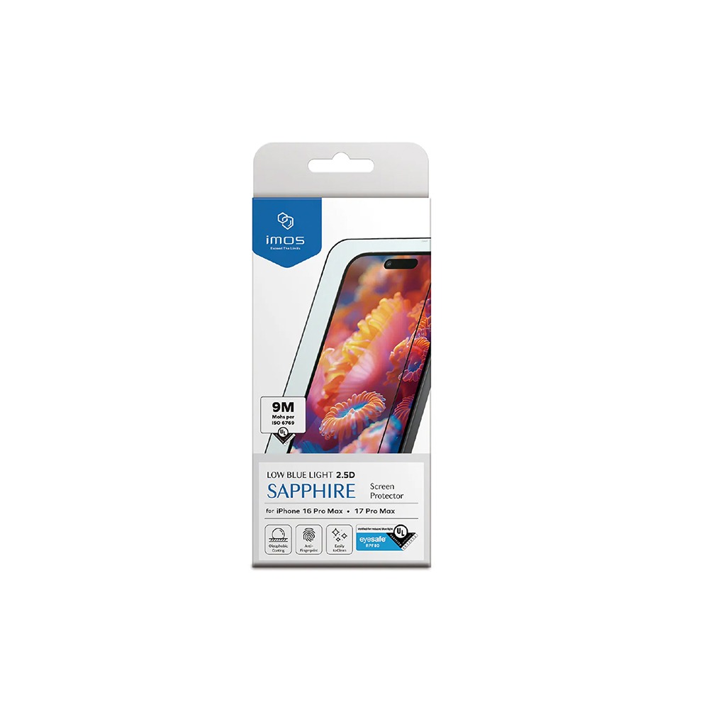 imos iPhone系列 RPF80 低藍光 藍寶石螢幕保護貼-細節圖3