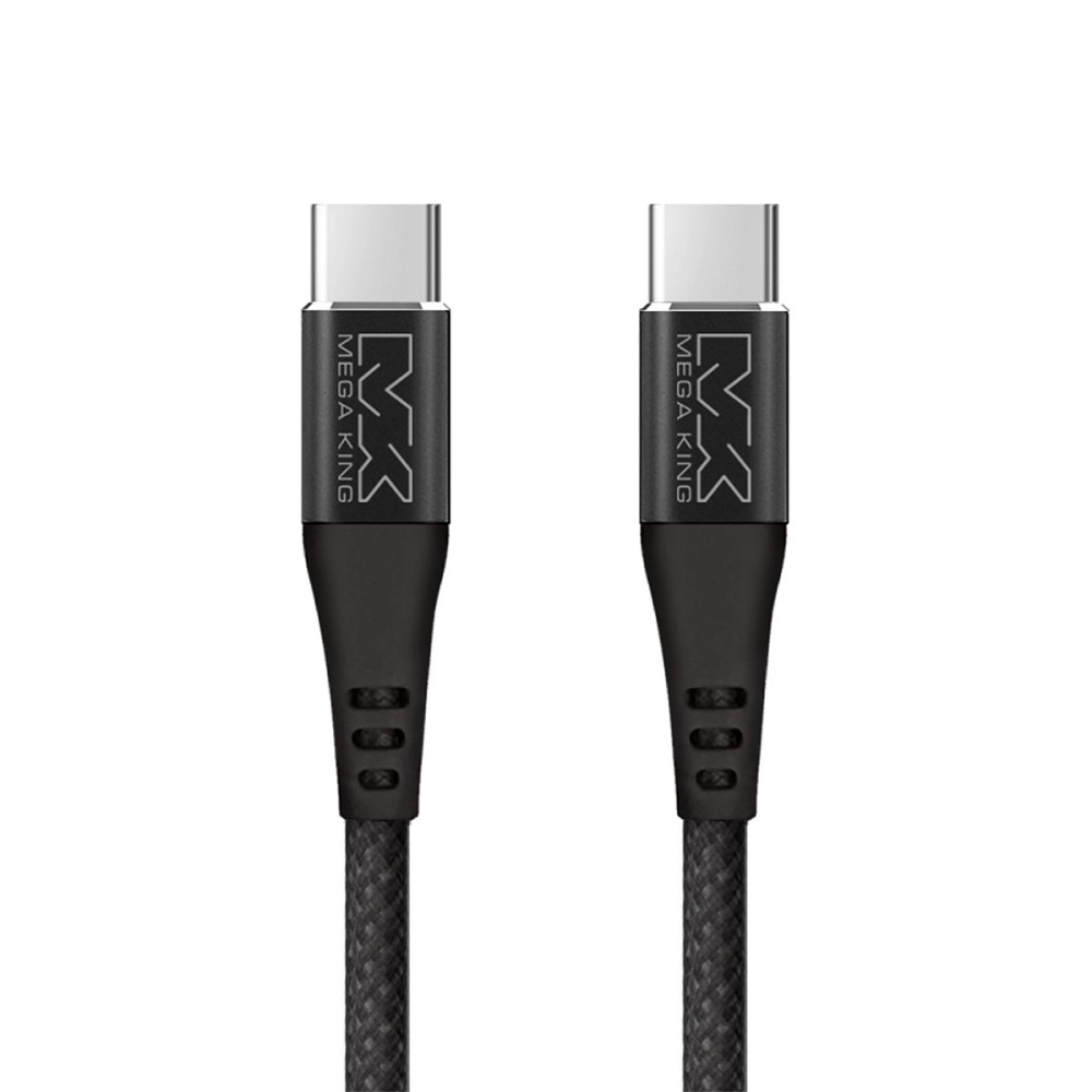 【買一送一】MEGA KING Type C to Type C 傳輸充電編織線【葳豐數位商城】-細節圖2