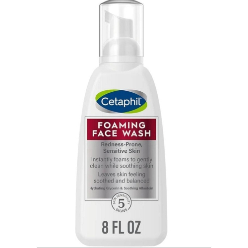 CETAPHIL 舒特膚 舒敏泡沫洗面乳 適用敏感性肌膚 溫和清潔和鎮靜敏感性肌膚8oz/237ml