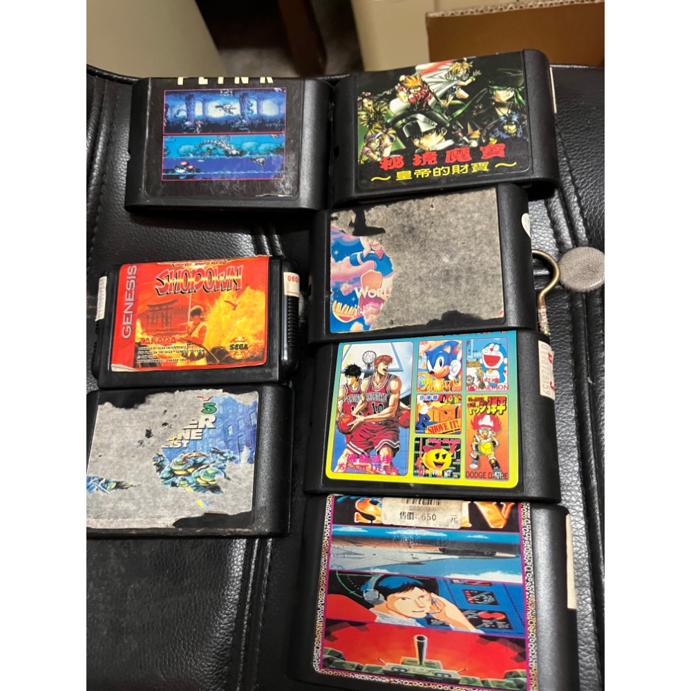 客訂md主機2台，手把三支，卡帶7片-細節圖8