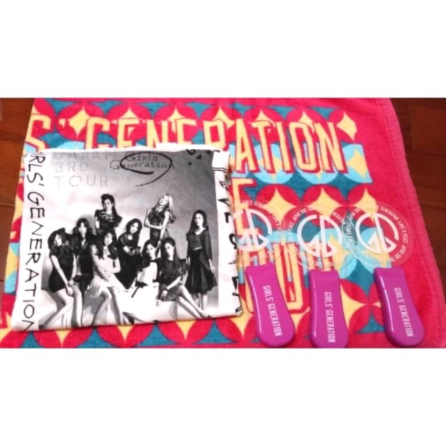 演唱會 DVD 少女時代 love & peace 官方日本三巡 t-shirt 手燈 毛巾 手幅 周邊 週邊 太妍-細節圖3