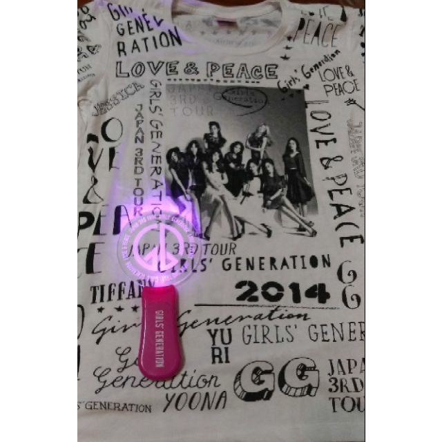演唱會 DVD 少女時代 love & peace 官方日本三巡 t-shirt 手燈 毛巾 手幅 周邊 週邊 太妍-細節圖5
