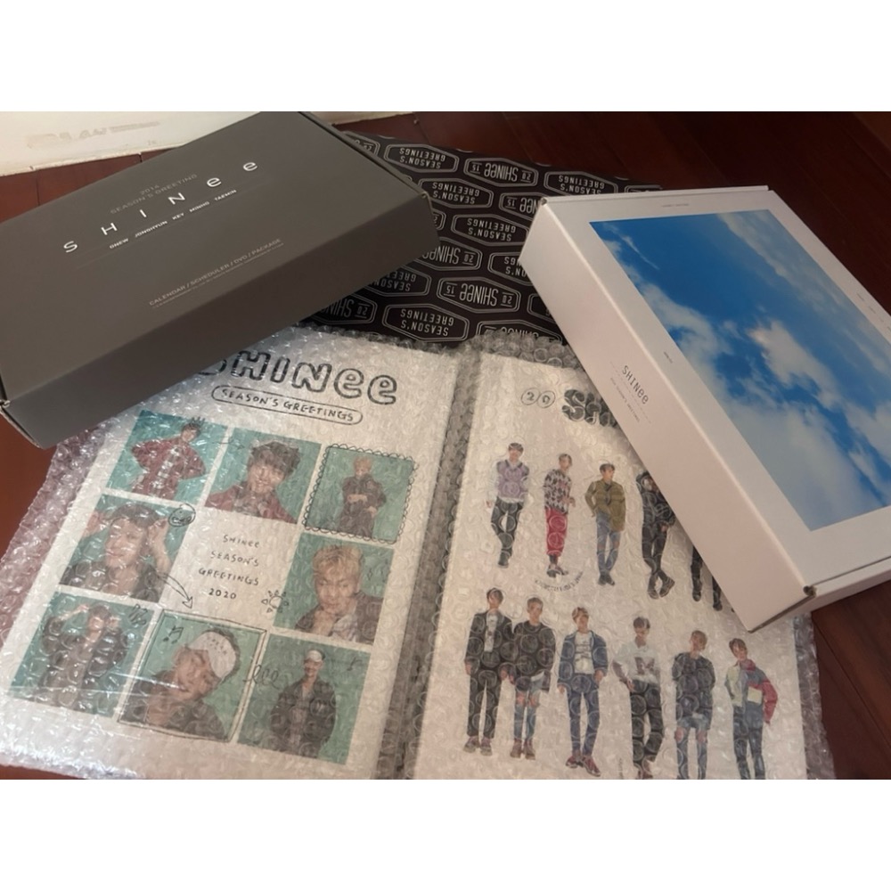 合售 SHINee 2012 2013 2014 2015 2016 2017 2018 2019 2020 年曆 寫真-細節圖2