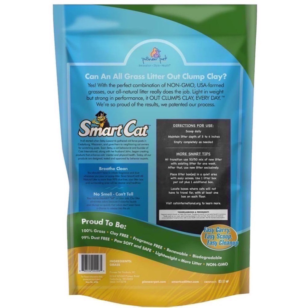 聰明貓 Smart Cat 高粱砂 4.5KG 貓砂 結塊 凝結型 美國-細節圖2