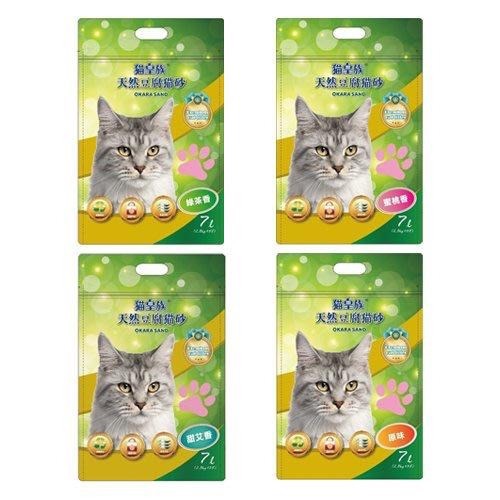 貓皇族 豆腐砂 天然豆腐砂 7L 豆腐貓砂 環保貓砂 吸水力強 凝結式 寵物用品 四種香味-細節圖2