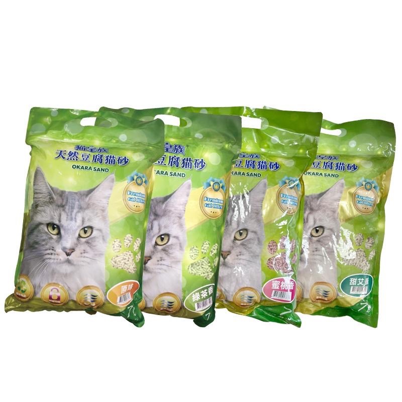 貓皇族 豆腐砂 天然豆腐砂 7L 豆腐貓砂 環保貓砂 吸水力強 凝結式 寵物用品 四種香味-細節圖3