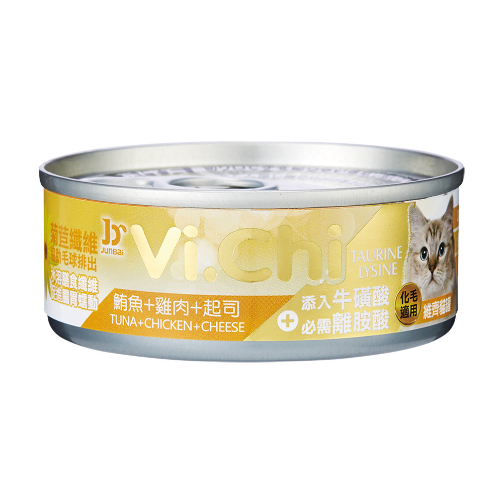Vi.chi 維齊化毛 貓罐 80g 貓點心 化毛貓罐 維齊 全齡貓 寵物食品 寵物罐頭 貓罐頭-規格圖2