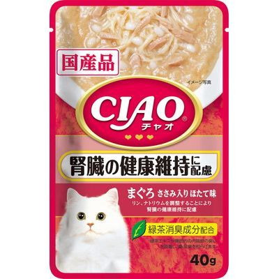 CIAO 巧餐包 CIAO餐包 40g 貓餐包 幼貓 全齡貓 奢華系列 鮪魚 干貝 鮭魚 柴魚片-規格圖2
