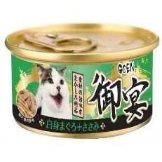 御宴 GOEN 御宴湯罐 80g 白身鮪魚貓湯罐系列 貓罐頭 副食罐 寵物罐頭 全齡貓-規格圖2