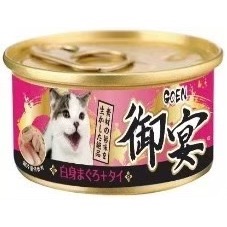 御宴 GOEN 御宴湯罐 80g 白身鮪魚貓湯罐系列 貓罐頭 副食罐 寵物罐頭 全齡貓-規格圖2