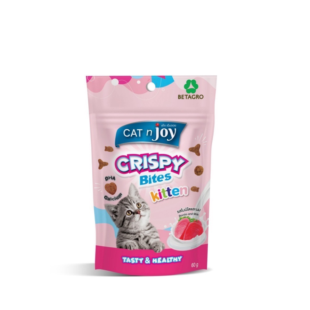 全新效期 喵饗 CRISPY 貓咪脆餅 60g 貓零食 潔牙餅乾 貓零食 貓咪脆餅 貓餅乾 全齡貓-規格圖2
