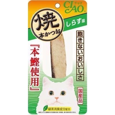 CIAO 宗田鰹燒魚柳條 本鰹燒魚柳條 高湯 幼貓 干貝 柴魚片 吻仔魚 真高湯 宗田鰹魚 全齡貓-規格圖2