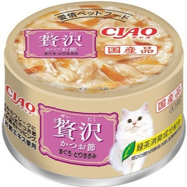 CIAO貓罐頭 旨定罐 80g / 85g 奢華系列 副食罐 貓湯罐 全齡貓 寵物罐頭 幼貓-規格圖2