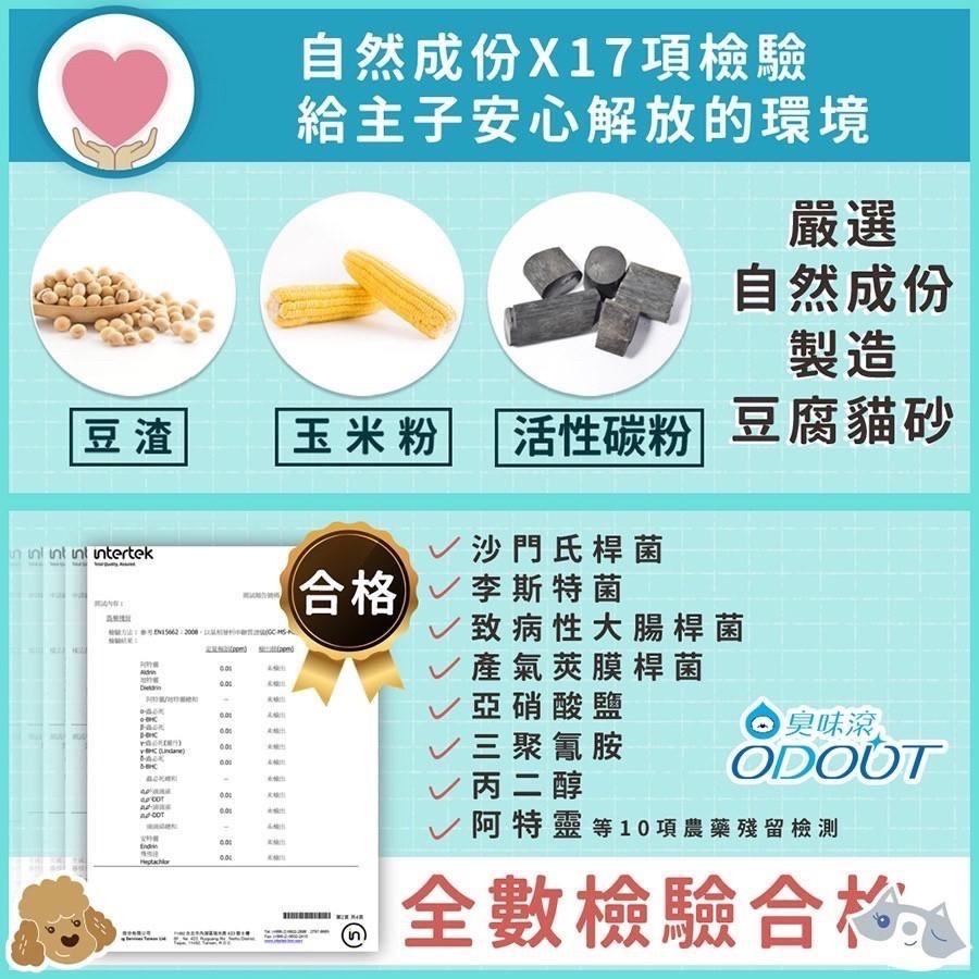 【免運】臭味滾 豆腐砂 2入組 貓砂 豆腐砂 臭味滾貓砂 極細抗臭1.5mm豆腐貓砂 可沖馬桶-細節圖4