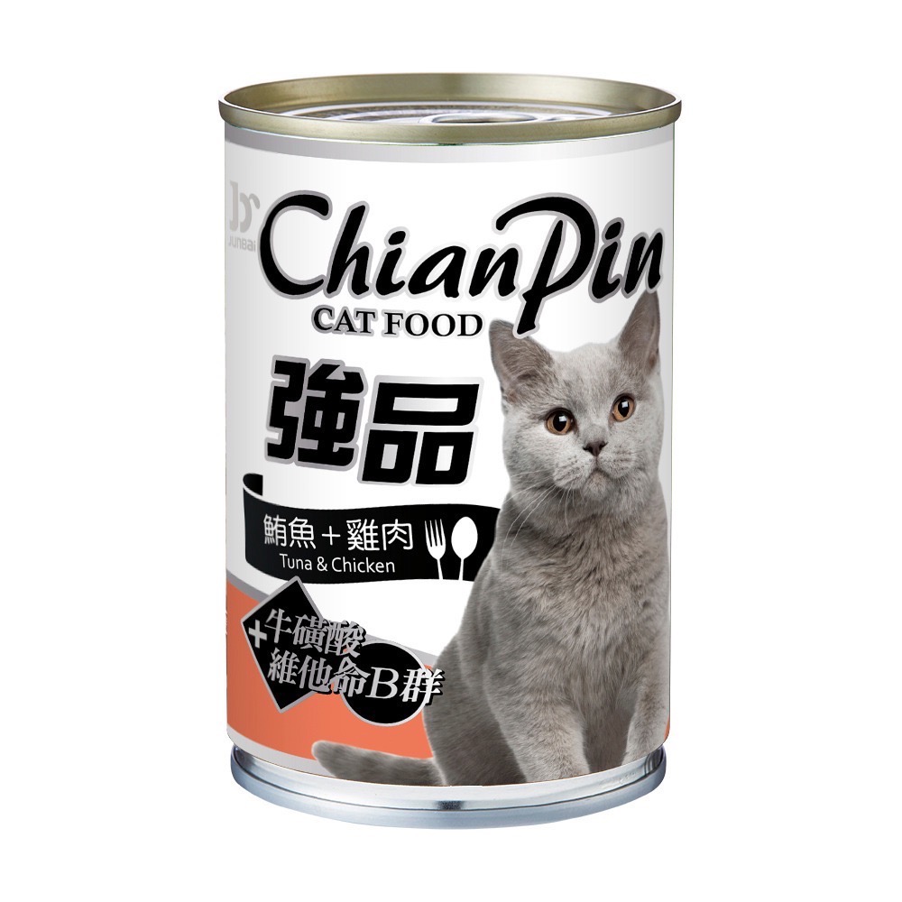 【安平王】【當日出貨】強品 Chian Pin 貓罐 400g 副食罐 貓罐頭 大容量 大貓罐 寵物罐頭 大滿足 全齡貓-規格圖3
