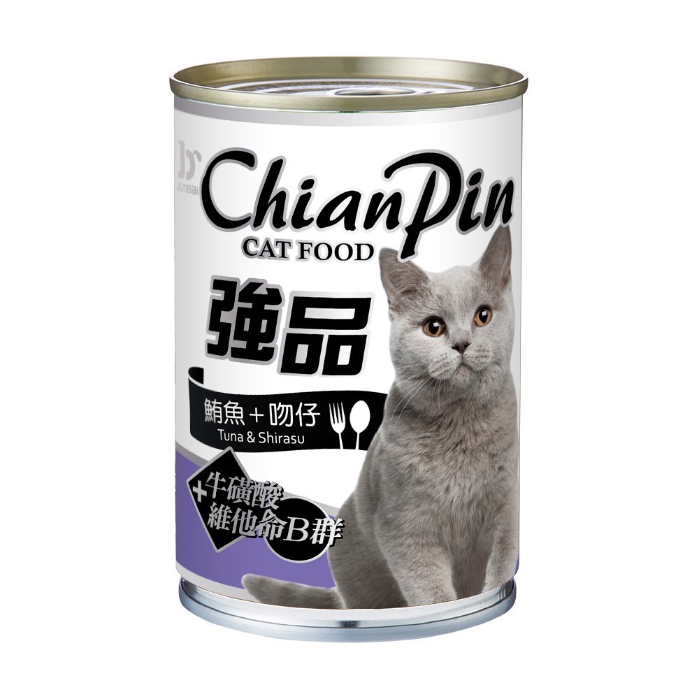 【安平王】【當日出貨】強品 Chian Pin 貓罐 400g 副食罐 貓罐頭 大容量 大貓罐 寵物罐頭 大滿足 全齡貓-規格圖3