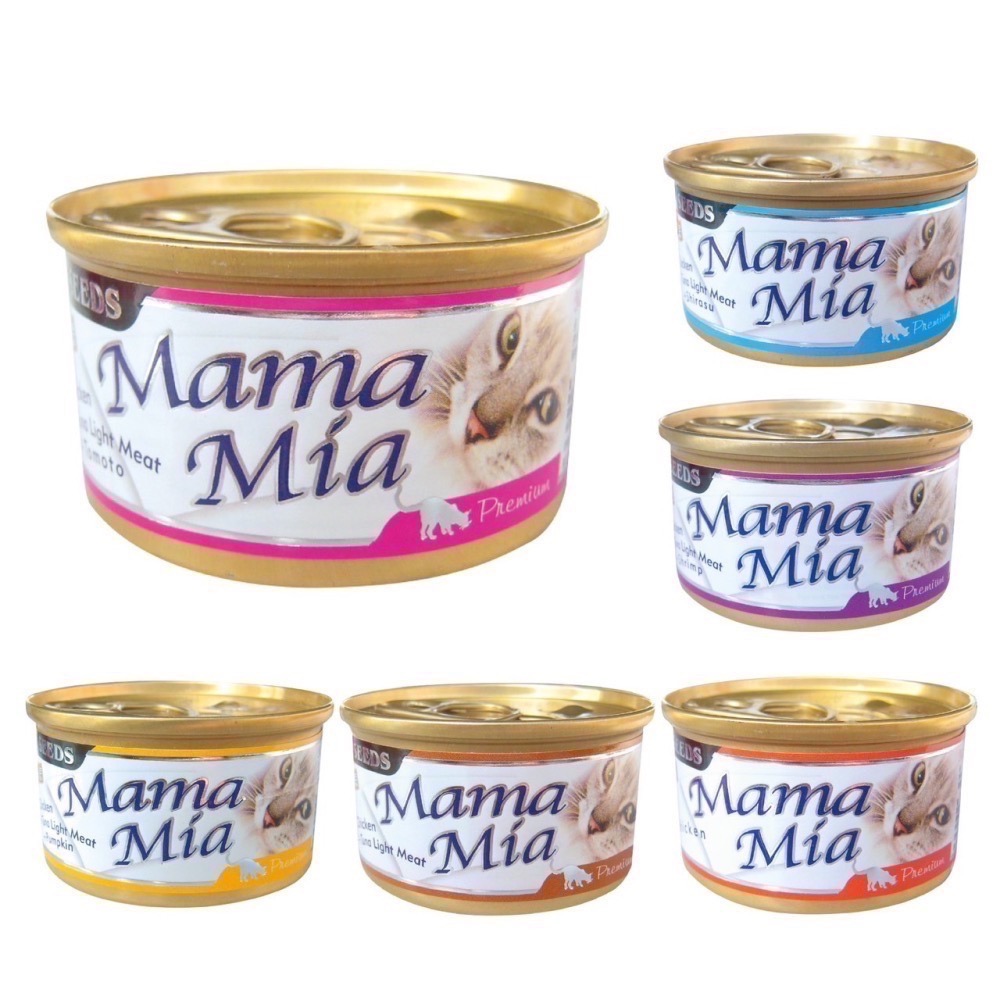 SEEDS MamaMia 貓餐罐 85G 170G貓罐頭 雞肉罐 寵物罐頭 全齡貓 軟凍罐-細節圖2