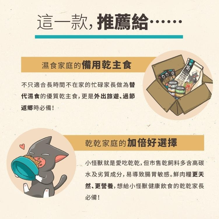 全新效期 怪獸部落 LitoMon 98% 鮮肉主食糧 貓糧 鮮肉糧 貓主食 貓乾糧 全齡貓-細節圖4