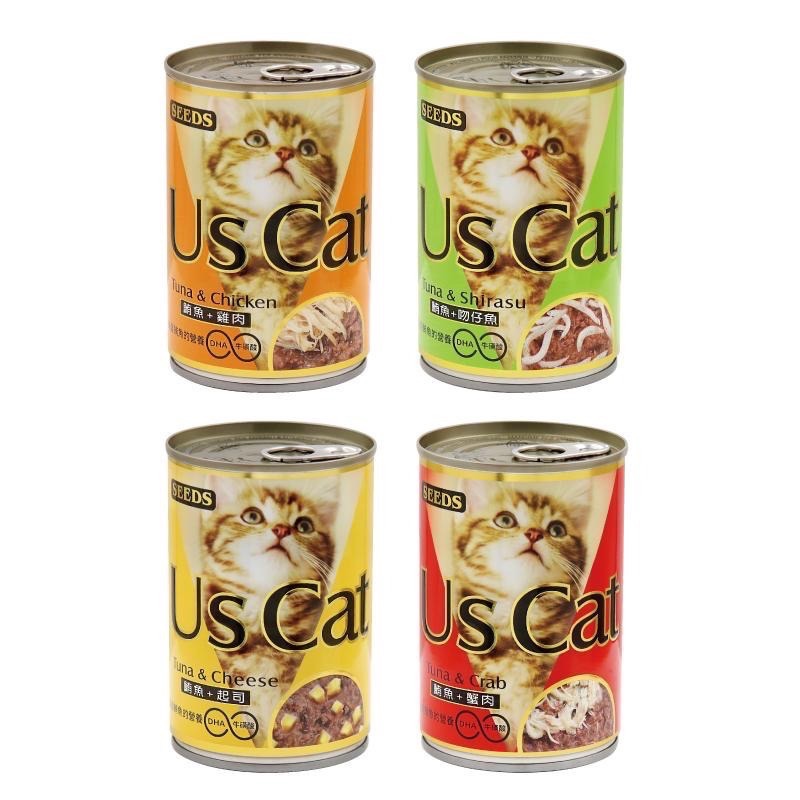 SEEDS Us Cat 愛貓餐罐 400G 貓罐頭 寵物罐頭 全齡貓 寵物食品-細節圖3