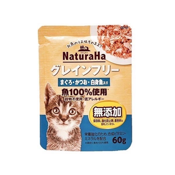 全新效期 喵樂事 貓主食餐包 60g 無穀鮮魚 主食餐包 貓餐包 寵物食品 貓罐頭 全齡貓 無添加-規格圖2