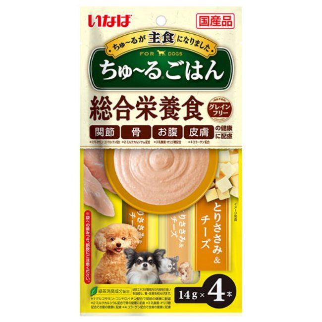 CIAO 汪啾嚕肉泥 狗肉泥 汪肉泥 14g X 4 全齡犬 寵物肉泥 寵物零食 日本-規格圖3