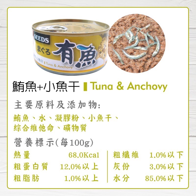 鮪魚+小魚干