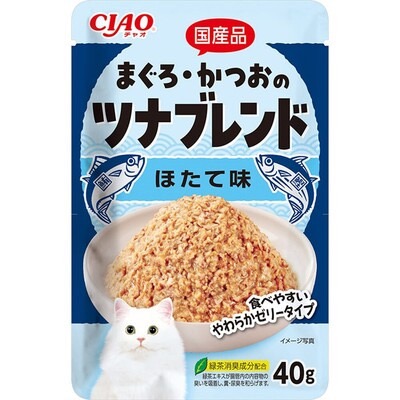 CIAO 嫩雙魚餐包 40g 貓餐包 全齡貓 寵物食品 補水罐 副食餐包 貓罐頭-規格圖2