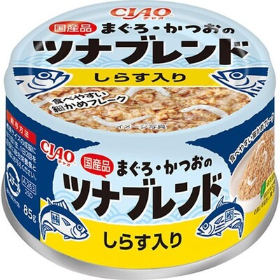 【新品上市】CIAO 嫩雙魚罐 85g 副食罐 貓罐頭 寵物罐頭 寵物食品 日本製-規格圖2