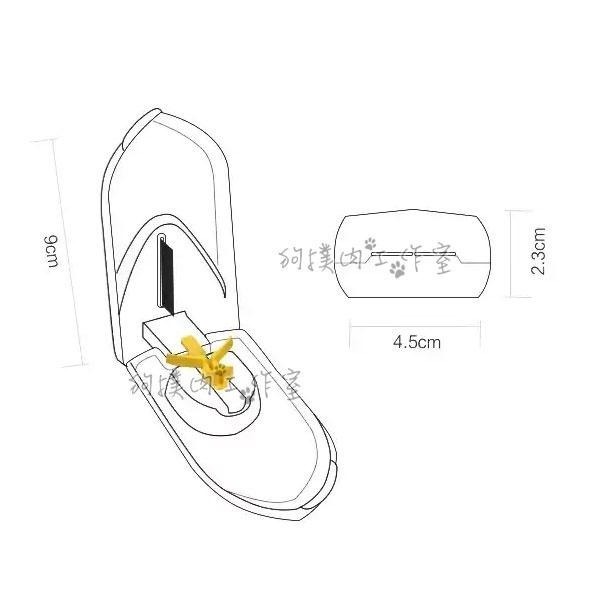 【狗撲肉】新升級 可固定切藥器 卡位切藥器 分藥器 切藥 藥丸 切割 藥盒 輕巧攜帶 隨身切藥盒 切藥盒 分藥盒 收納-細節圖5