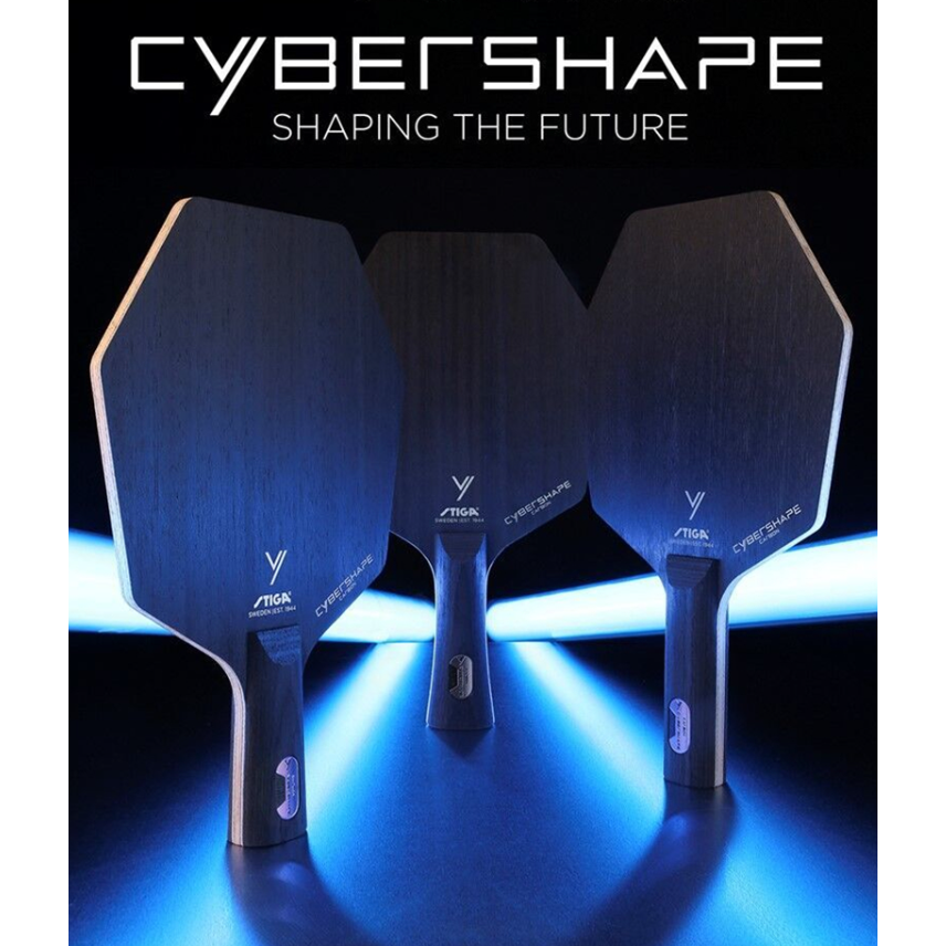 無所不漲~全新正品STIGA  Cybershape 6 Carbon~賽博6~六角拍~莫雷加德~砝碼配重版本-細節圖3